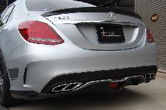 C-Class W205p s.d.f star design factoryА Carbon Hybrid Trunk spoiler 