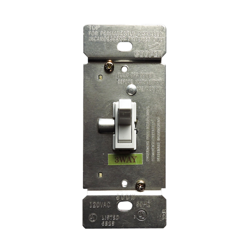 トグル調光器 片切り/3路兼用（ホワイト） EATON｜アメリカ製スイッチ 