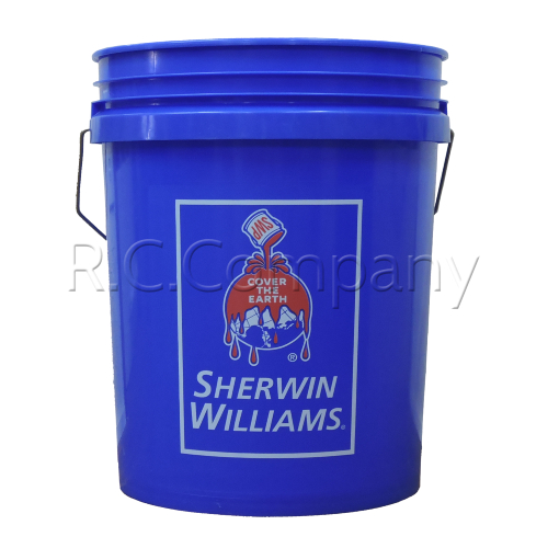 プラスチックバケツ SHERWIN WILLIAMS(ブルー)