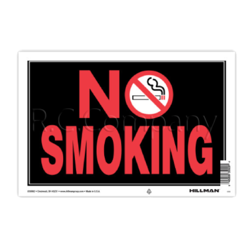 サインプレート NO SMOKING（プラスチック製）小 【SP-PNS】