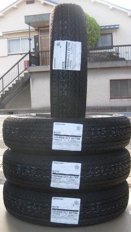 ★軽トラ軽バンに★　145/80R12   80/78N   LT　ヨコハマ4本