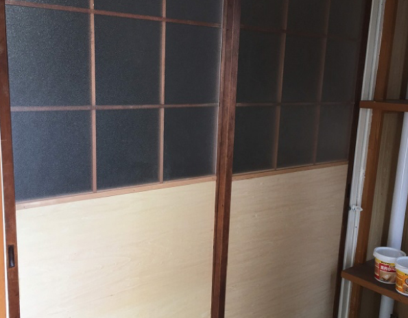 築50年 和風ガラス障子 洋風建具 新築・リフォーム・不動産 エルデザイン L design 恒松建築株式会社 男前の大工います。岡山市 北区