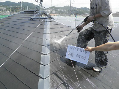 施工ギャラリー 足場組及び屋根塗装の作業一覧 ユウキ建装